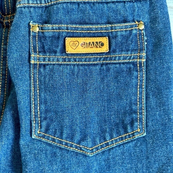 Vintage Gitano Mom jeans straight leg high rise 80s 90s Elastic waist 18 - Picture 7 of 8